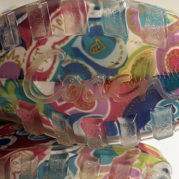 Coach Poppy Rainboots Sz 8 - Picture 6 of 15